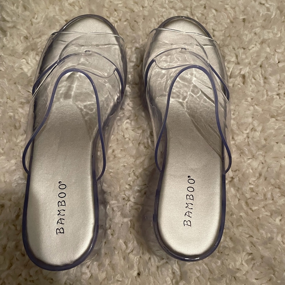 Clear shoes